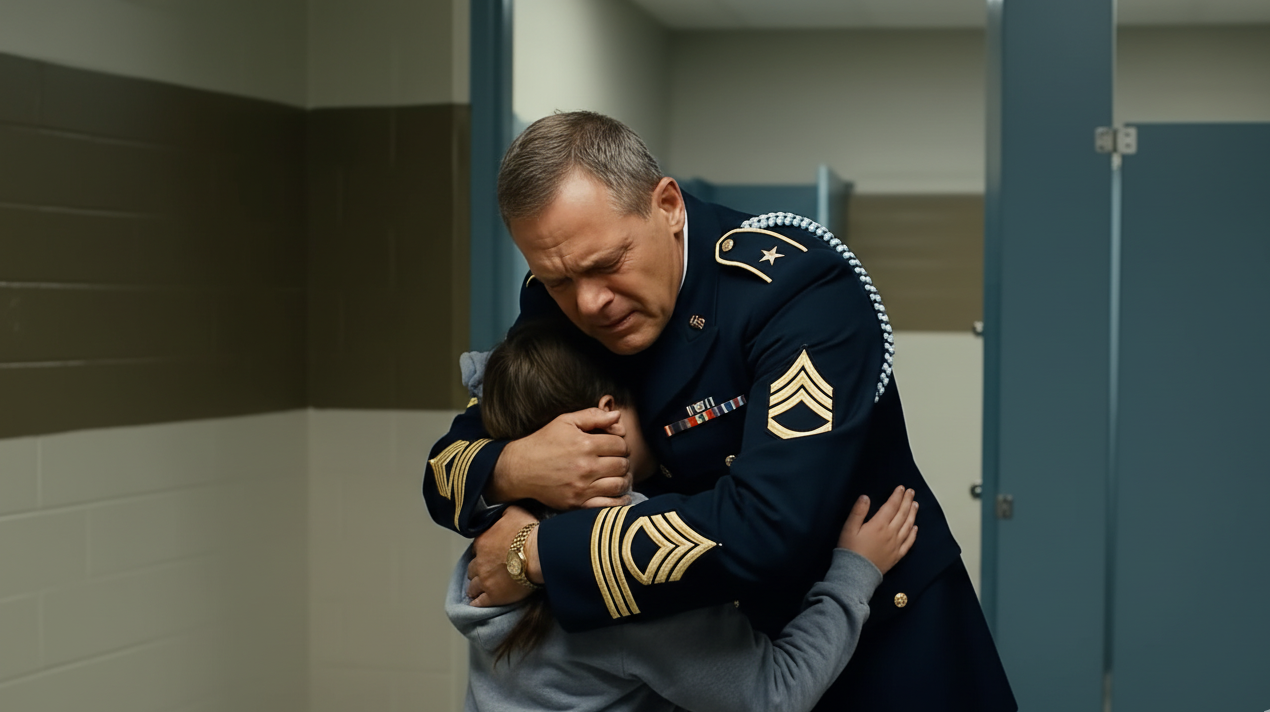 Military Dad Shows Up At School In Uniform—What He Did Next Left Everyone Speechless